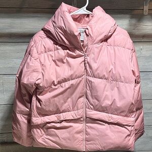 Athleta Girl Blush Pink Jacket size XL 14